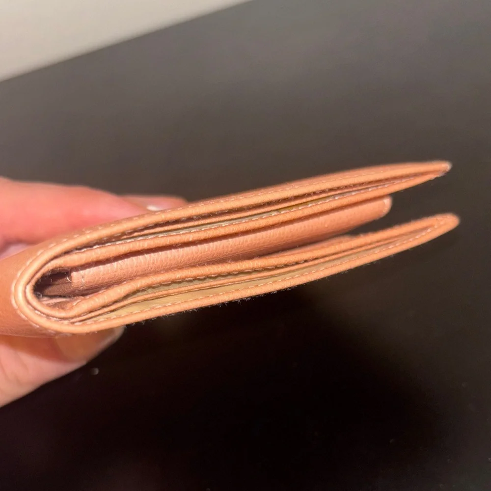 CHANEL Apricot Leather Wallet - Picture 6 of 10